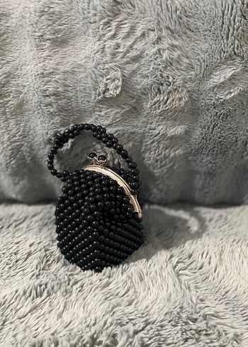 Boncuk İşlemeli Beyaz Kadın Çantası - Görsel 5