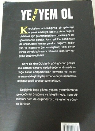 Beden YE YADA YEM OL KİTAP (Orjinaldir)