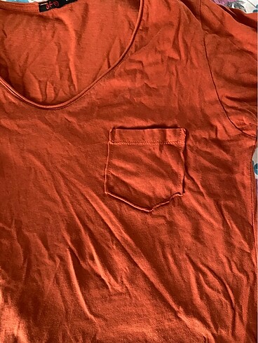 m Beden kahverengi Renk T-shırt #bluz #rahat