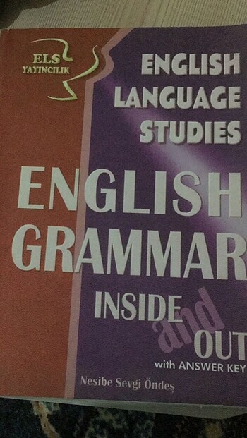 İngilizce gramer kitabı