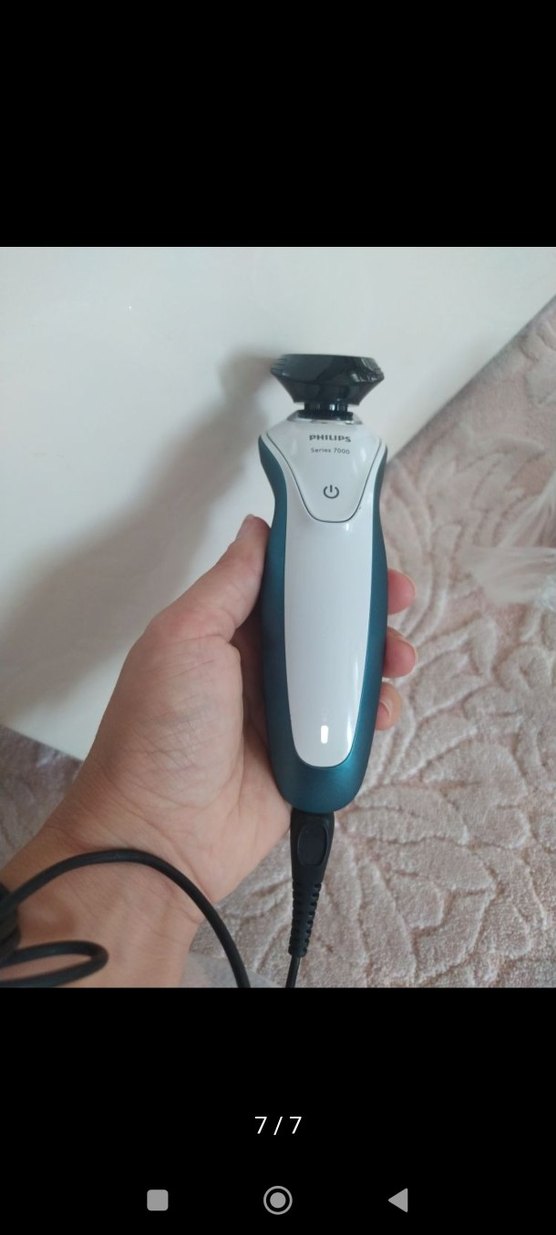 Philips Gri ve Turkuaz Şarjlı Tıraş Makinesi - Görsel 5