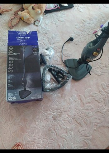 AUHMA Siyah Buharlı Temizleyici Mop sıfır - Görsel 2