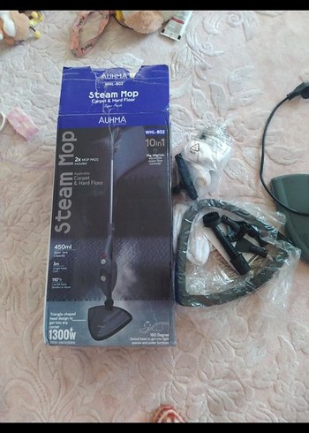 AUHMA Siyah Buharlı Temizleyici Mop sıfır - Görsel 3