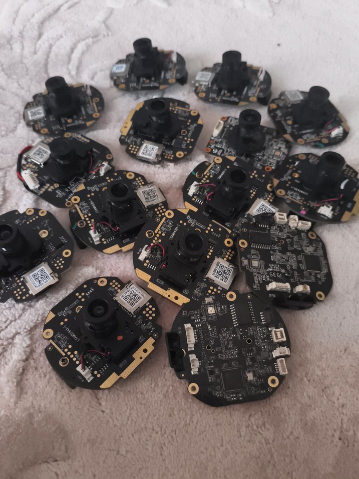 360 Derece Dönen Wi-Fi Güvenlik Kamerası mercekleri toplu - Görsel 3