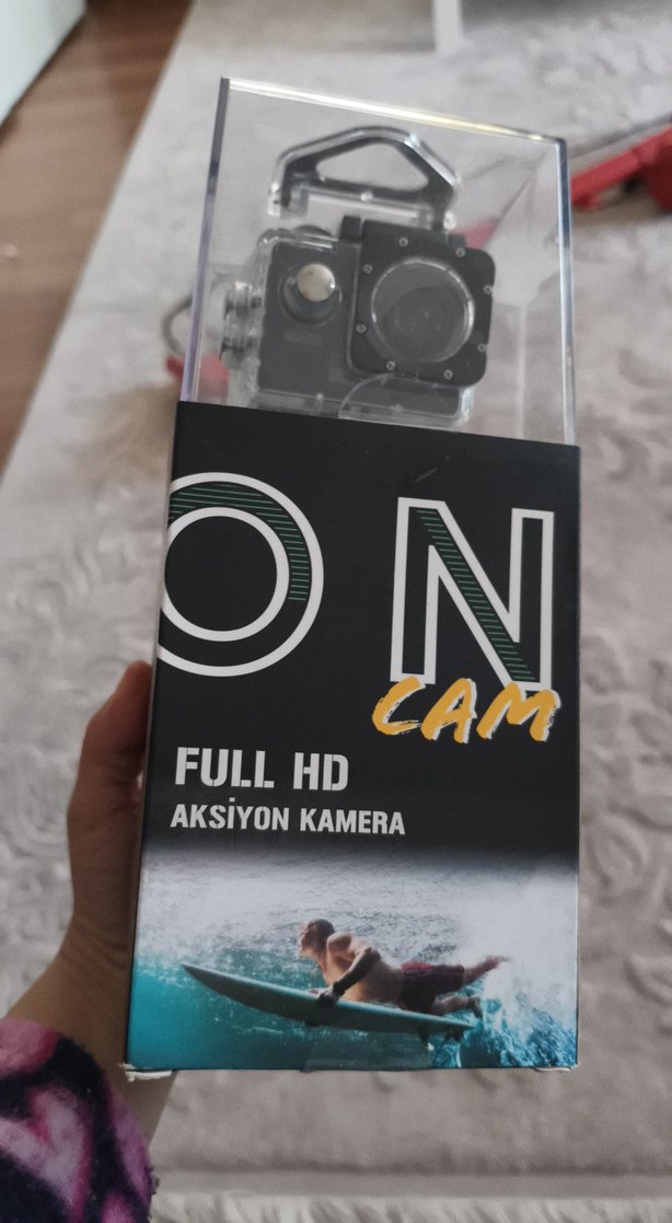 Full HD Aksiyon Kamera 2" LCD, 500mAh Batarya sıfır kutusunda - Görsel 5