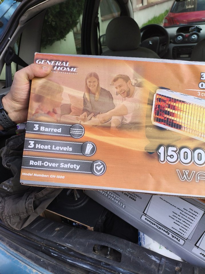 1500 Watt 3 Bar Elektrikli Kuvars Isıtıcı - Görsel 2