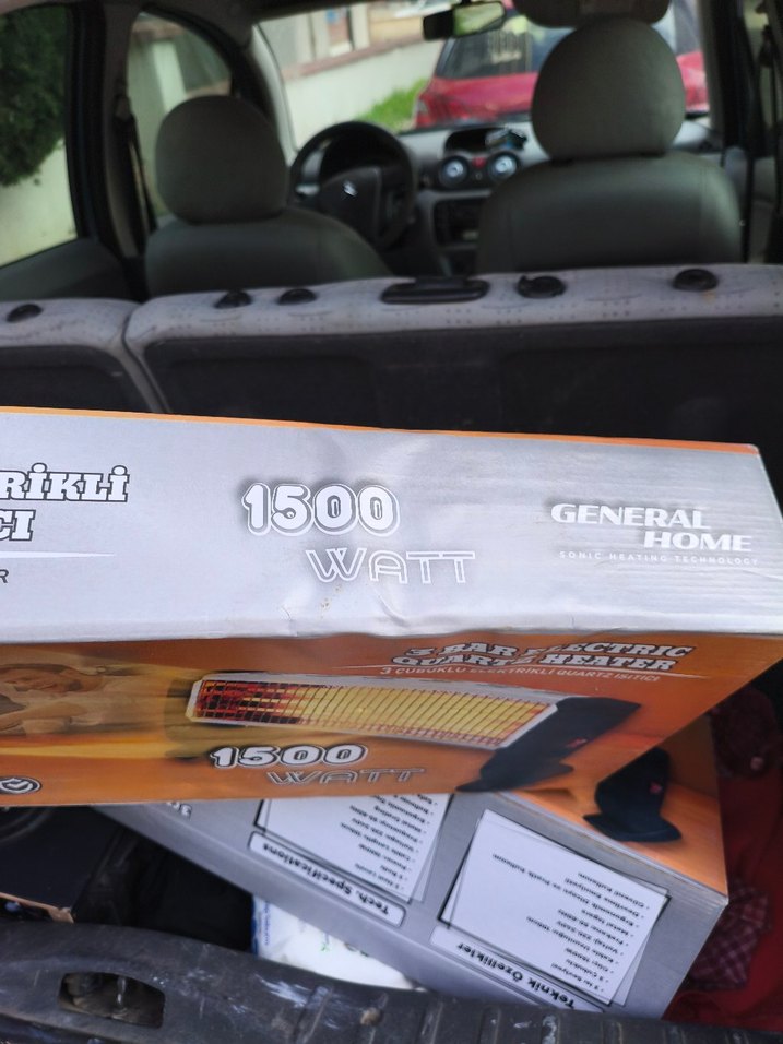 3 Bar Elektrikli Kuvars Isıtıcı 1500 Watt - Görsel 5