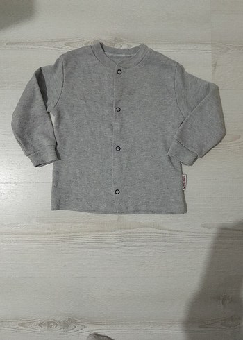 Gri Bebek Hırka - Görsel 2