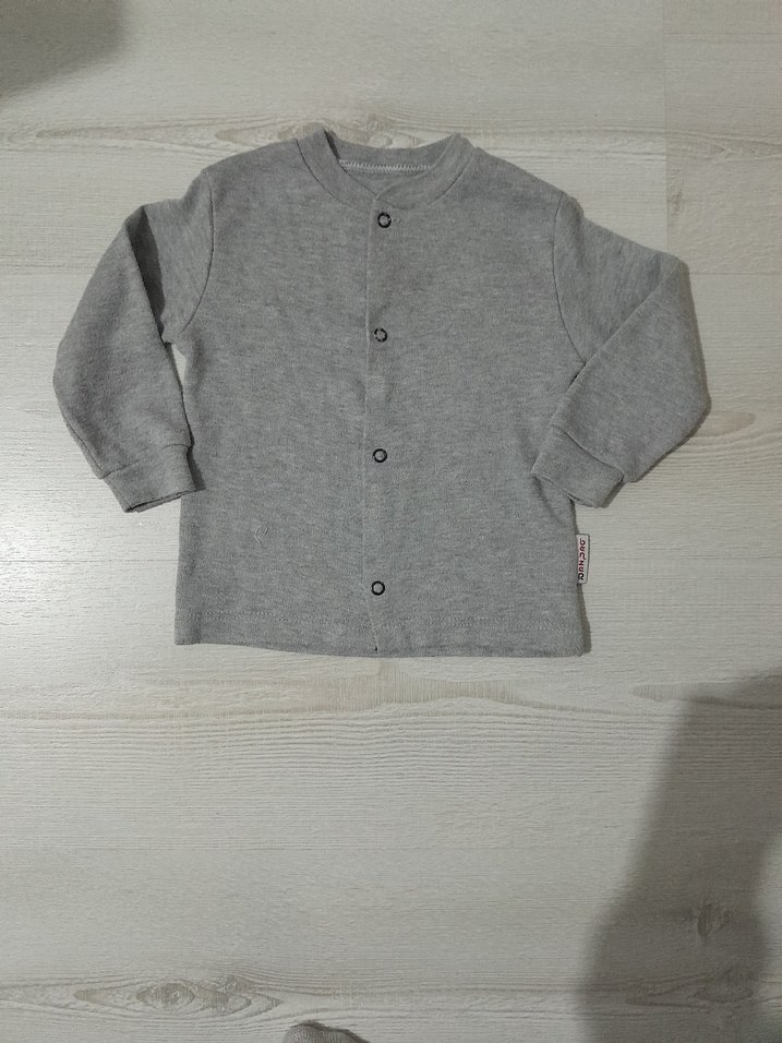 Gri Bebek Hırka - Görsel 2