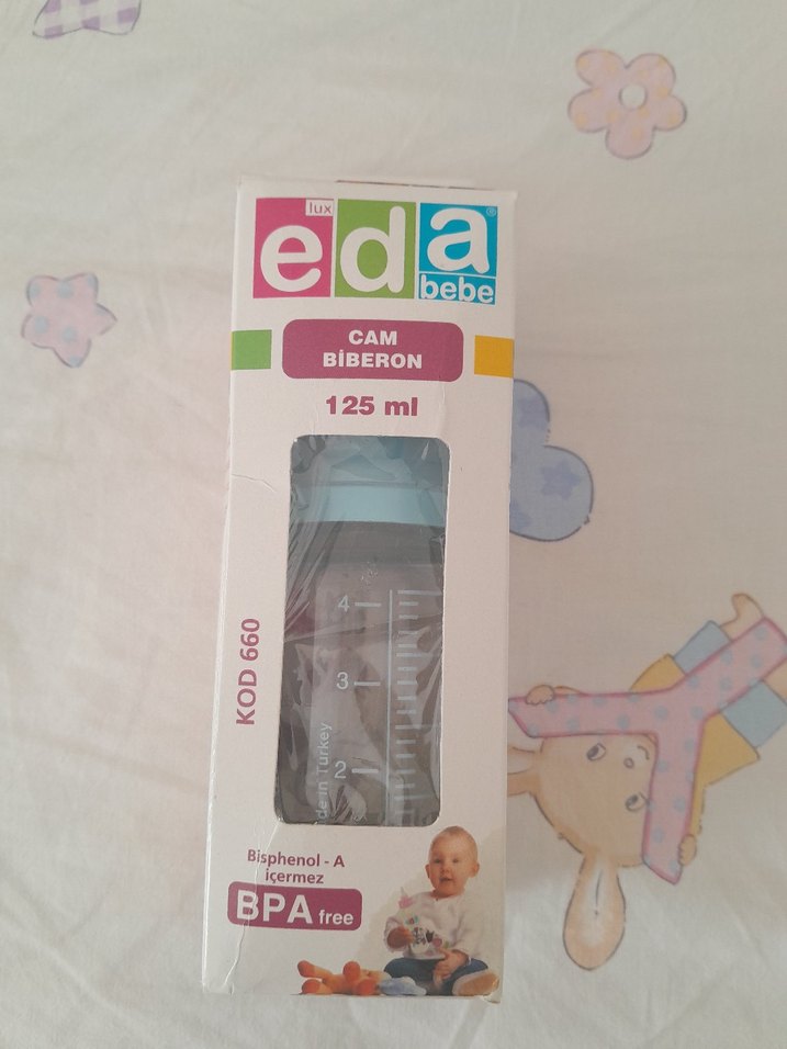 125 ml Mavi Cam Bebek Biberonu - Görsel 2