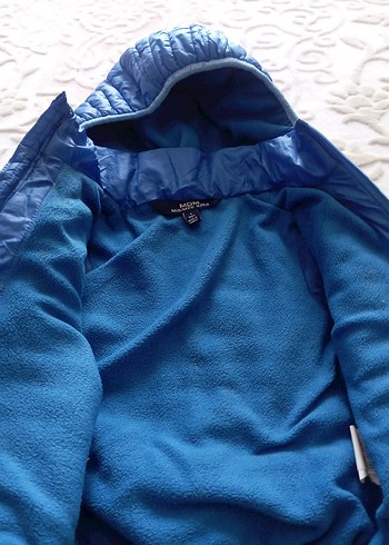 Mavi Erkek Çocuk Fermuarlı Polar Mont - Görsel 4