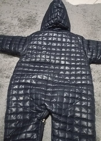 Lacivert Kapüşonlu Erkek Bebek Tulumu - Görsel 8