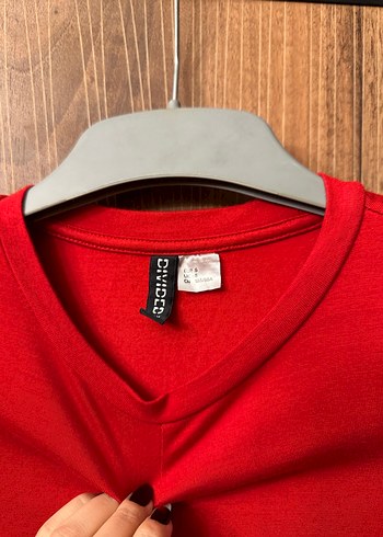 s Beden H&m kırmızı body