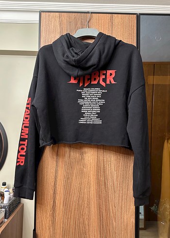 m Beden siyah Renk H&m justin bieber sweat