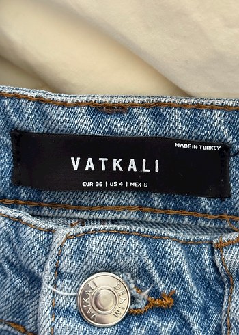 36 Beden mavi Renk Vatkalı wide leg pantolon