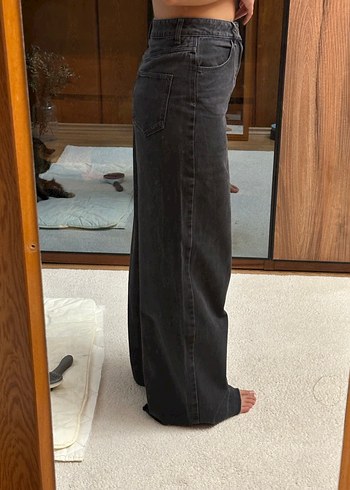 Zara Füme Bol Kesim Kadın Kot Pantolon