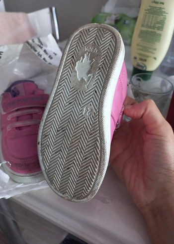 U.S Polo Assn. Kız Çocuk Pembe Spor Ayakkabı 24 no uspo polo