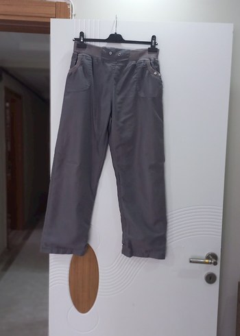 Gri Kapüşonlu Fermuarlı Kadın Ceket - Görsel 3