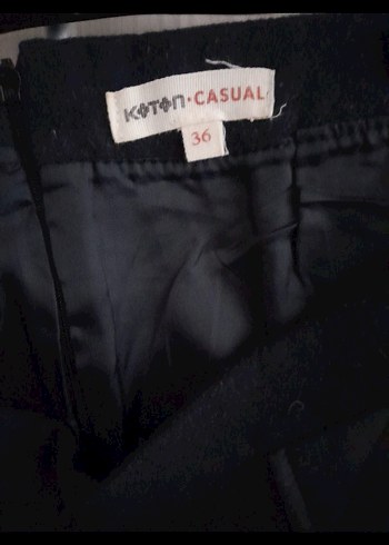 Koton Siyah Mini Etek - Görsel 5