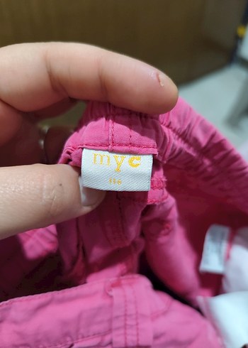 Nakışlı Pembe Kız Şortu - Görsel 3