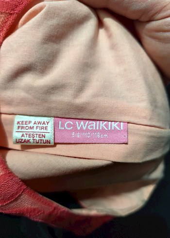 Kız Çocuk Dantel Detaylı Pembe Elbise - Görsel 2