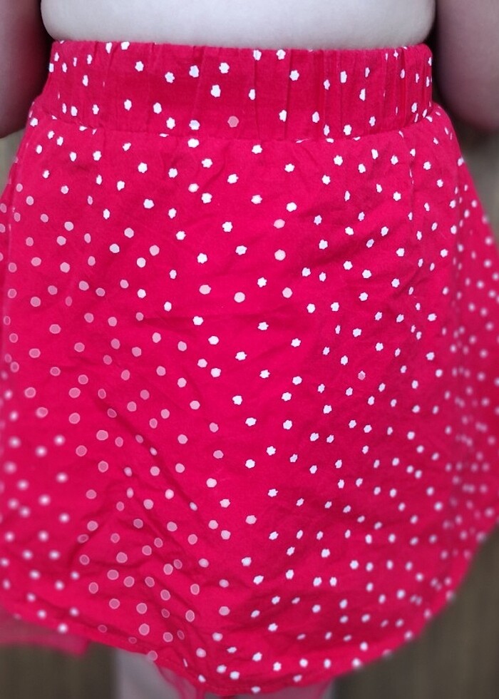 LC Waikiki beli lastkli desnli kloş etek - Görsel 3