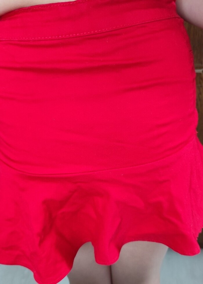 Basic Gabardin kız çocuk etek LC Waikiki - Görsel 3