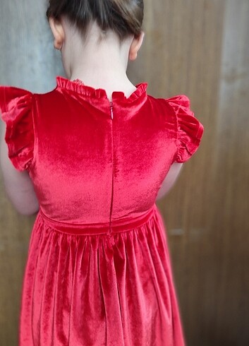 LC Waikiki kız çocuk elbise taşlı - Görsel 5