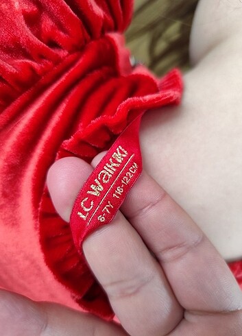 LC Waikiki kız çocuk elbise taşlı - Görsel 6