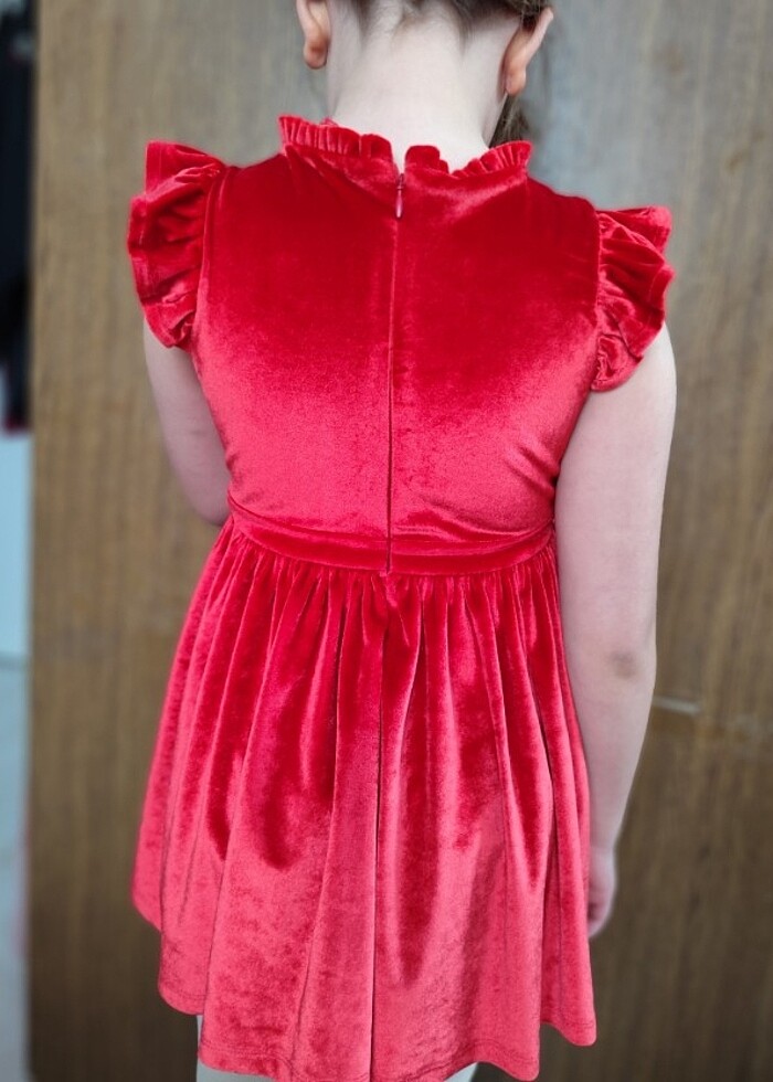 LC Waikiki kız çocuk elbise taşlı - Görsel 3