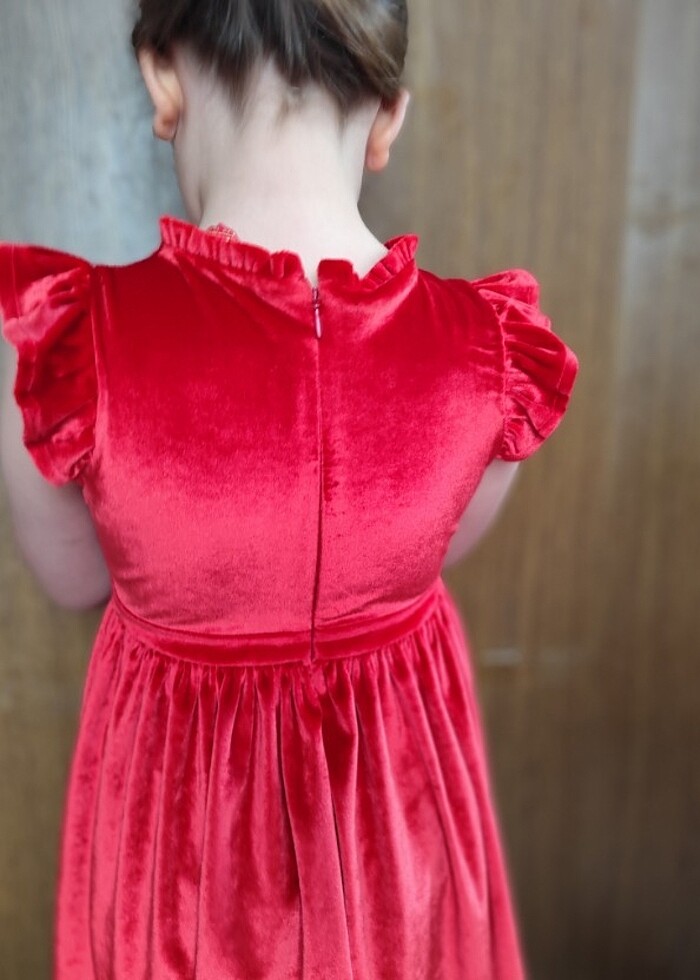 LC Waikiki kız çocuk elbise taşlı - Görsel 5