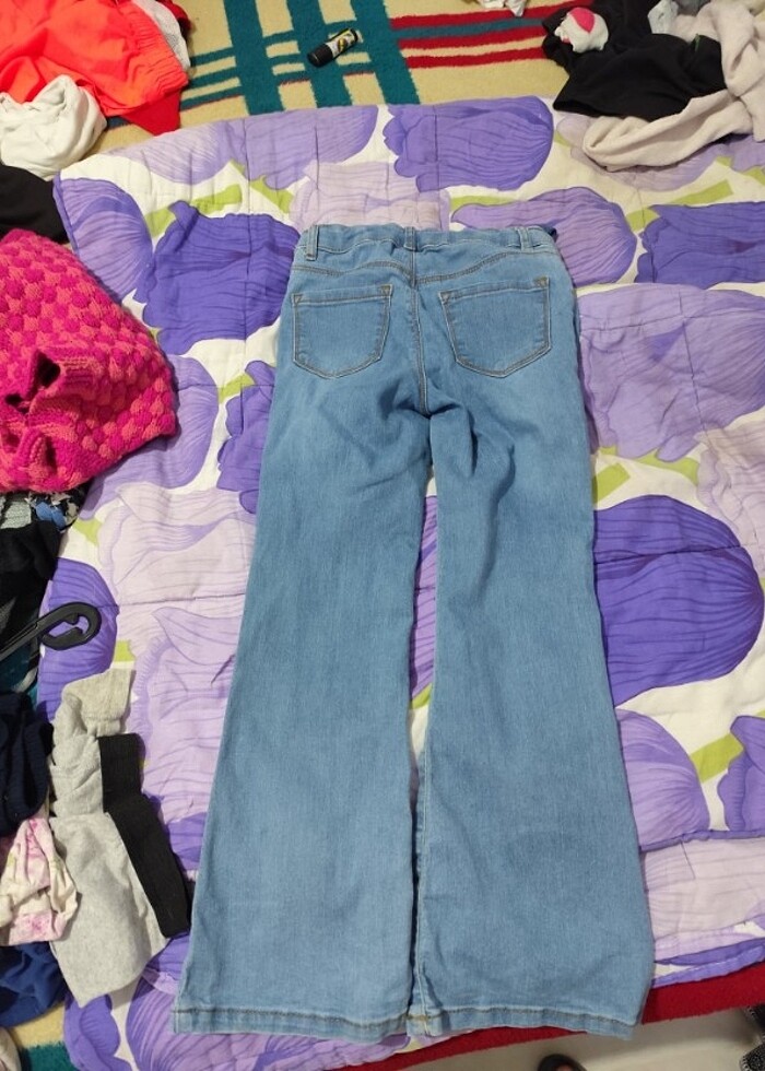 Kız çocuk İspanyol paça pantolon  - Görsel 2