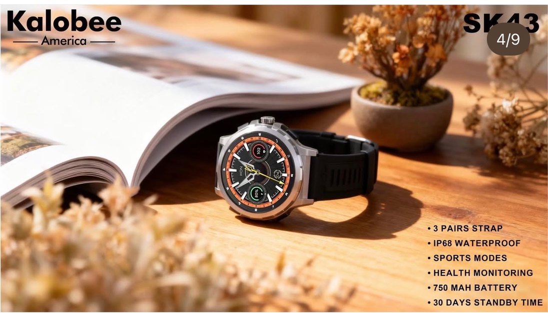KALOBEE SK43 ERKEK AKILLI SAAT - Görsel 4