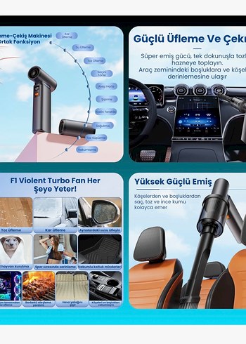F1 Violent Turbo Jet Fan 130000RPM - Görsel 4