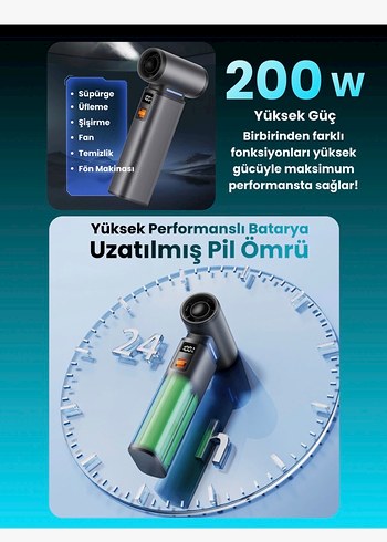 F1 Violent Turbo Jet Fan 130000RPM - Görsel 3