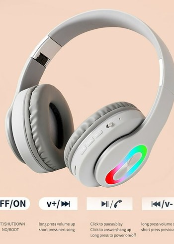 Bluetooth mikrofonlu kulak ustu kulaklik - Görsel 3