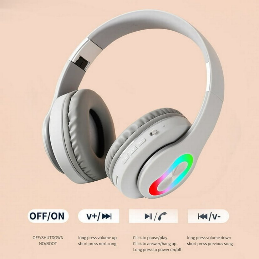 Bluetooth mikrofonlu kulak ustu kulaklik - Görsel 3