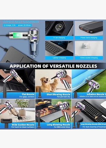 Castu CS59 Plus Max Şarjlı Süpürge - Görsel 6