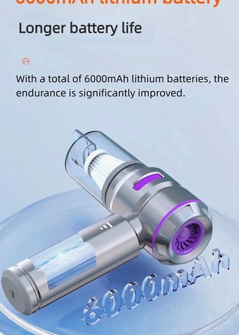 Castu CS59 Plus Max Şarjlı Süpürge - Görsel 4