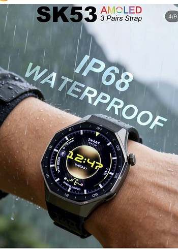 SK53 AMOLED Ekranlı Akıllı Saat - Görsel 2