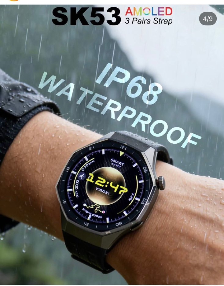 SK53 AMOLED Ekranlı Akıllı Saat - Görsel 2