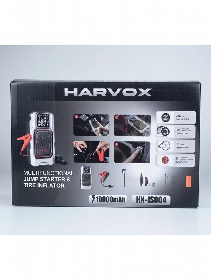 Harvox Çok Fonksiyonlu Siyah aku takviye 10000mAh - Görsel 2