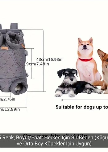 Evcil Hayvan Çantası - Görsel 3