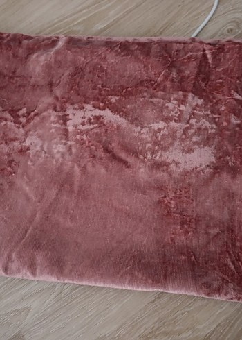 Bordo Renkli kadife tek parça örtü - Görsel 3