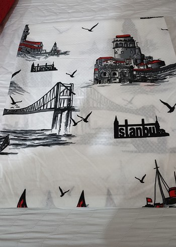 İstanbul Temalı Gri-Kırmızı Puzzle - Görsel 2