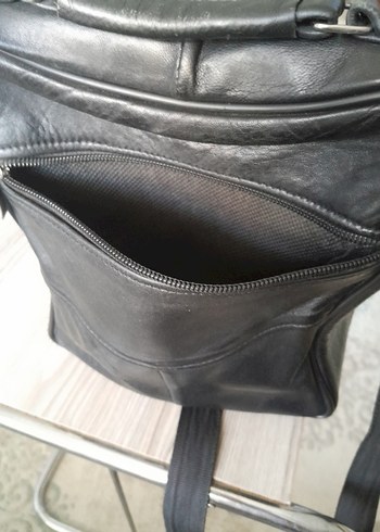 Diğer Diger Erkek Siyah Fermuarlı Omuz Çantası