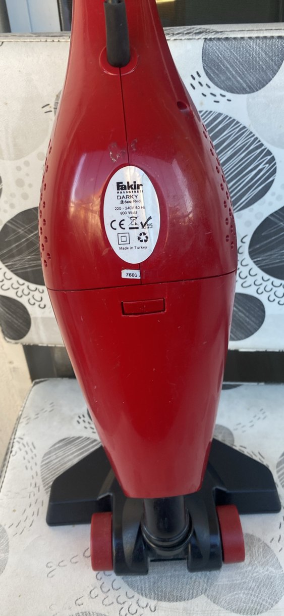 Kırmızı Fakir Darky Dikey Elektrikli Süpürge - Görsel 3