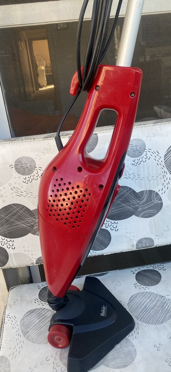 Kırmızı Fakir Darky Dikey Elektrikli Süpürge - Görsel 2