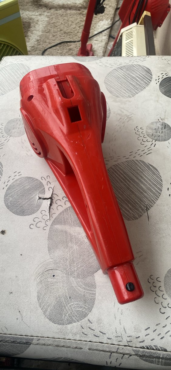 Kırmızı Elektrikli Süpürge Gövdesi Parçaları - Görsel 5