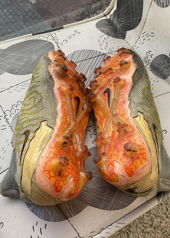 Gri Örme Yılan Desenli Erkek Futbol Ayakkabısı - Görsel 4